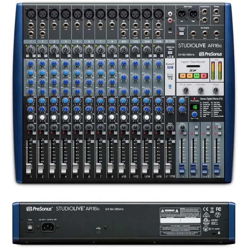 PreSonus StudioLive Mixer AR16c USB